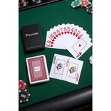 Ms Kırmızı Pvc Plastik Su Geçirmez Jumbo Blackjack Iskambil Oyun Kağıdı CIN642KR