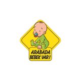 Ms Major Selection Arabada Bebek Var Araba Stickeri 15X15Cm