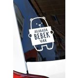 Ms Major Selection Arabada Bebek Var Ayıcık 16X12 Cm Sticker Araba, Motorsiklet, Laptop, Cam Sticker
