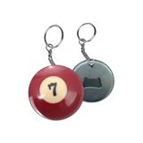 Ms Major Selection Bilardo Topu 7 Yazılı Bordo Kırmızı Renk Açacaklı Anahtarlık