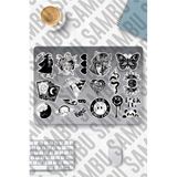 Ms Major Selection Black White Aesthetic Temalı Sticker Etiket Seti 1 - Siyah Beyaz Sticker - Laptop Notebook Telefon