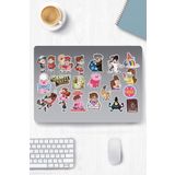 Ms Major Selection Esrarengiz Kasaba Temalı Sticker Etiket Seti - Gravity Falls Sticker - Laptop Notebook Telefon
