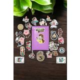 Ms Major Selection Esrarengiz Kasaba/Gravity Falls/Bullet Journal Defter Çıkartma Ajanda Laptop Etiket, 8451354986541