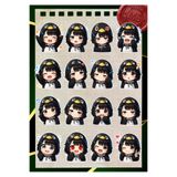 MS Major Selection Gugu Gaga Penguen Sticker Seti 16 Adet Suya Dayanıklı Etiket | Çocuklar İçin Sevimli Karakter Çıkartmaları | Defter Suluk Telefon Laptop