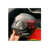 Ms Major Selection Ha Ha Ha Ha Yazı Motor Kask Araba Oto Sticker Kırmızı