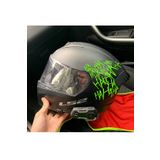 Ms Major Selection Ha Ha Ha Ha Yazı Motor Kask Araba Oto Sticker Yeşil
