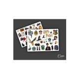 Ms Major Selection Harry Potter Sticker 2-5Cm Arası 2 Sayfa 54 Adet Etiket