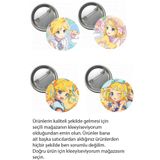 Ms Major Selection Hatsune Miku Pjsekai Project Sekai Colorful Anime Buton Rozet 4 Adet 37Mm Rin Kagamine Len