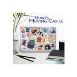 Ms Major Selection Howl'S Moving Castle Yürüyen Şato Sticker Telefon Laptop Notebook Tablet Defter Matara Stiker Etiket