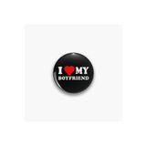 Ms Major Selection I Love My Boyfriend Yazılı Rozet