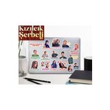 Ms Major Selection Kızılcık Şerbeti Defter Suluk Laptop Notebook Tablet Telefon Kılıf Sticker Seti