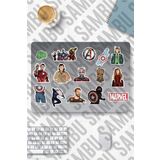 Ms Major Selection Marvel Temalı Sticker Etiket Seti 1 - Laptop Notebook Telefon