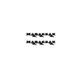 Ms Major Selection Maşallah Yazısı Oto Sticker 2 Adet Siyah 12 * 2 Cm Miss Shop Miss-774