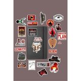 MS Major Selection Red Dead Redemption sticker paketi /bullet journal defter çıkartma ajanda laptop etiket