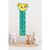 Ms Major Selection Sevimli Köpek Boy Ölçer Çocuk Odası Duvar Sticker 48X136 Cm