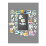 Ms Major Selection Squidward Sticker Paketi/Bullet Journal Defter Çıkartma Ajanda Laptop Etiket