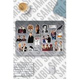 Ms Major Selection The Vampire Diaries Temalı Sticker Etiket Seti 1 -Vampir Günlükleri Sticker- Laptop Notebook Telefon