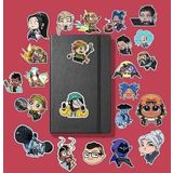 Ms Major Selection Valorant Paketi/Bullet Journal Defter Çıkartma Ajanda Laptop Etiket, 8687768568236