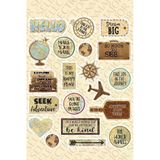 Ms Major Selection Vintage Old Retro Ülkeler Bavul Tipi Etiket, Laptop, Ipad, Defter, Kitap, Planlayıcı Sticker Seti