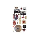 Ms Major Selection Vintage Playlist Temalı Sticker Bullet Journal Scrapbook Ajanda Laptop Defter Telefon Kask Etiketi