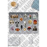 Ms Major Selection Yüzüklerin Efendisi Temalı Sticker Etiket Seti - Lord Of The Rings Sticker - Laptop Notebook Telefon