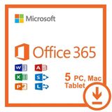 MS Office 365 Dijital Teslimat 5 Cihaz - 1 Yıl