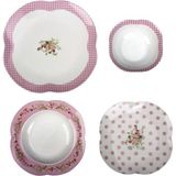 Ms Orient 24 Parça Yemek Takımı Flower Pembe 097O8638481