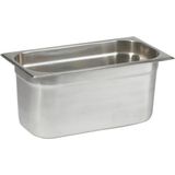Ms Paslanmaz Çelik Gastronom/gastronorm Küvet Gn 1/3-150 (32,5 x 17,6 x 15 Cm)