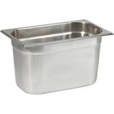 Ms Paslanmaz Çelik Gastronom/gastronorm Küvet Gn 1/4-150 (26,5 x 16,2 x 15 Cm)