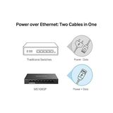 MS108GP, 8-Port Gigabit Desktop Switch With 7-Port Poe+ - 1 TB - 10x16 GB