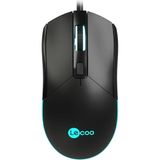 MS120 USB Kablolu 2400DPI 4 Tuşlu Rgb LED Aydınlatmalı Optik Gaming Optik Mouse Siyah