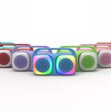 Ms2242bt Bluetooth Hoparlör Taşınabilir Ses Bomba Led Işıklı Extra Bass Speaker Sd Kart-Usb