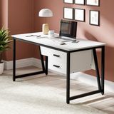 MS2C Çalışma Masası,ofis Masası - 70X140 cm - Beyaz - MS2C-140-Beyaz