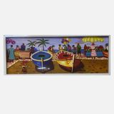 Msa Polyester Ertürk Manzara Resimli Çerçeve 25X65 cm