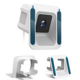 MSAFF Wyze Cam V3/V3 Pro için Pencere Montajı, Açı Eğimi (Yukarı/Aşağı/Sol/Sağ), Vidasız, Yansıma Yok, Hasarsız, Cam Pencere/Kapı Braketi Tutucu Wyze Kamera V3/V3 Pro ile Uyumlu - Beyaz