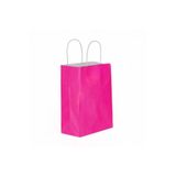 MSB Ambalaj Fuşya Kraft Çanta Orta Boy 25X12X31 cm 25 Adet