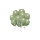 Msda 15 Adet Küf Yeşili Balon - Doğum Günü Konsepti - Parti Malzemeleri - Bride To Be Malzemeleri