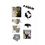 Msda Beşiktaş Taraftar Doğum Günü Parti Konsepti 8 Kişilik