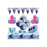 Msda Elsa Frozen Karlar Kraliçesi 16 Kişilik Lüx Parti Seti Konsepti Elsa Parti Malzemeleri