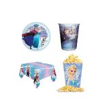 Msda Karlar Ülkesi Frozen Elsa Doğum Günü Seti Kız Çocuk Konsept Süsleri Parti Malzemeleri