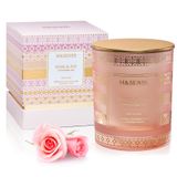 M&SENSE Gül Sarmaşık Mum, Kadınlar için Kokulu Mum Hediyeleri, 45 Saat Yavaş Yanan Doğal Soya Mumları 8.5 oz, Stres Giderici Lüks Aromaterapi Mumları Ev Dekoru, Sevgililer Günü Hediyeleri