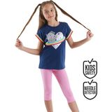 Mshb&G Cosmic Love Kız Çocuk T-Shirt Tayt Takım - Pembe - 4 Yaş