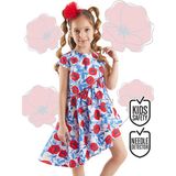 MSHB&G Gelincik Kız Çocuk Elbise - 5 Yaş - Kırmızı