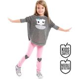 MSHB&G Sevgili Kedicik Kız Çocuk Sweatshirt Tayt Takım - Füme - 2 Yaş