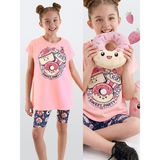 Mshb&G Sweet Party Kız Çocuk Tunik Tayt Takım - 5 Yaş - Pembe