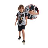 MSHB&G Thunder Değişen Payetli Pullu Erkek Çocuk T-shirt şort takım