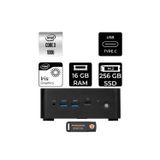 Msı Cubi Nuc Intel Core 3 100U 16Gb 256Gb Ssd Fdos Mini Masaüstü Bilgisayar & Per4 Us