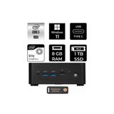 Msı Cubi Nuc Intel Core 3 100U 8Gb 1Tb Ssd W11H Mini Masaüstü Bilgisayar & Per4 Us