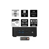 Msı Cubi Nuc Intel Core 5 120U 96Gb 512Gb Ssd W11P Mini Masaüstü Bilgisayar & Per4 Usb
