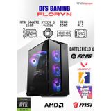 MSI DFS GAMING FLORYN RYZEN 5 9600X-B650M-RTX 5060 TI 16GB-32GB DDR5 RAM-1TB M.2 SSD-OYUNCU BİLGİSAYARI